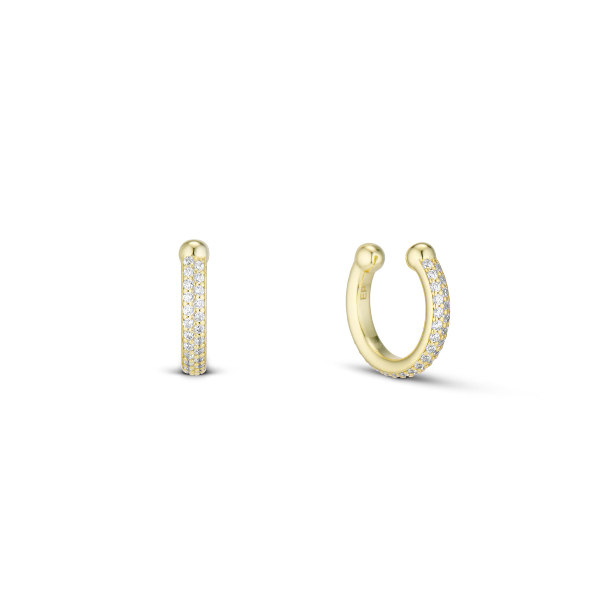 【HYERES LOR】23SS★ Erite23 SV(C) Black Pave Ear Cuff CZ PAVE CUFF EARRING – EP JEWELS