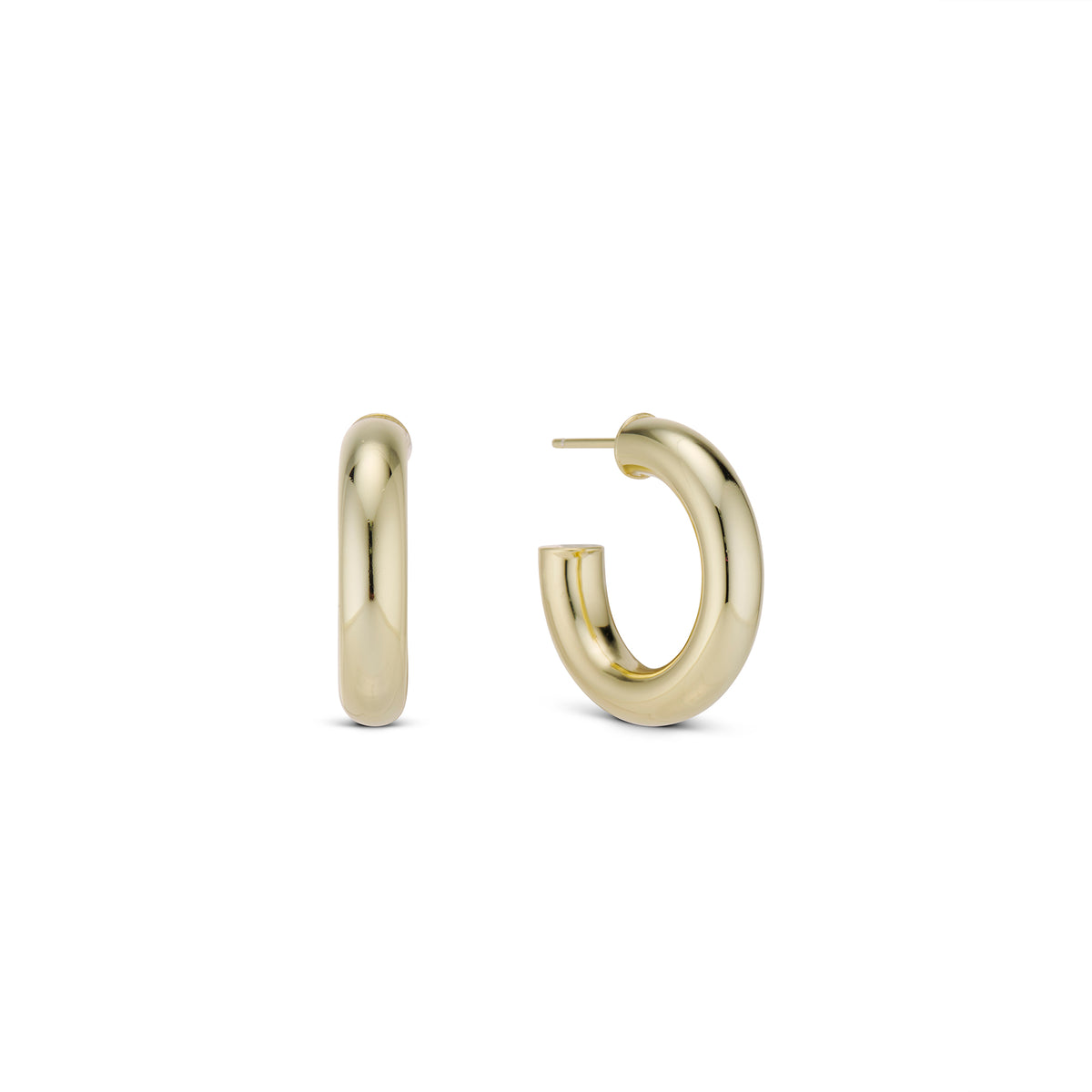 SMALL CHUNKY HOOP EARRING – EP JEWELS