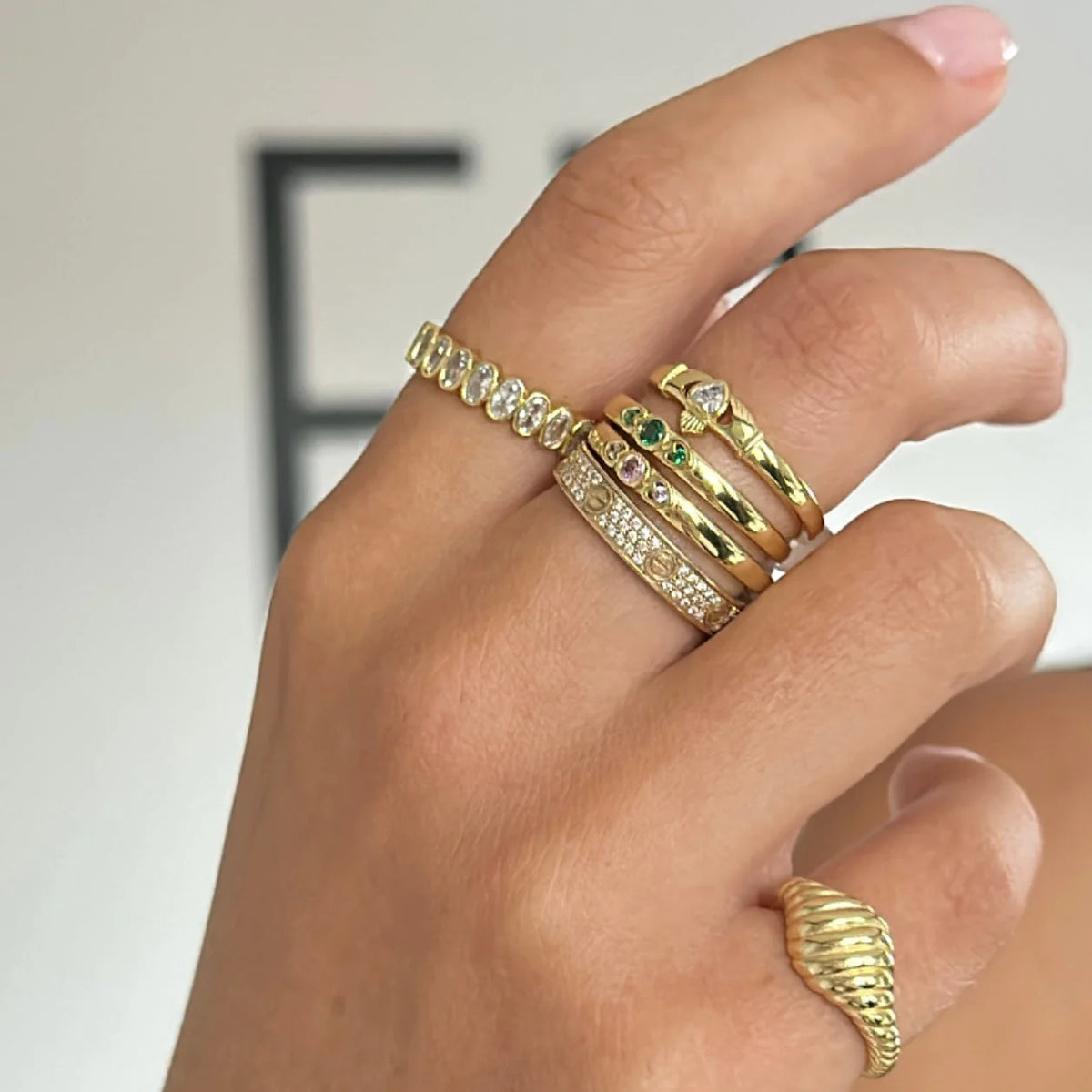 Claddagh ring 2025 cubic zirconia