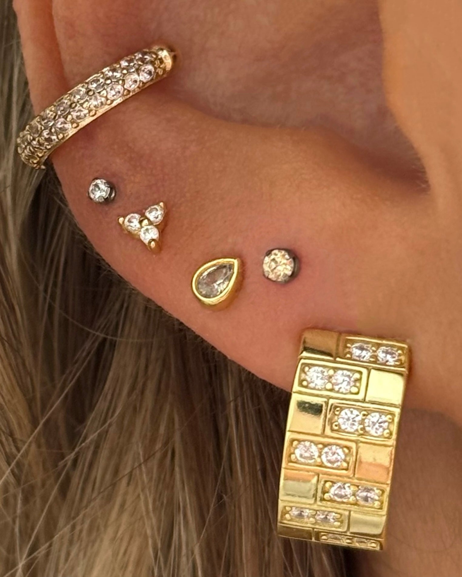 Gold & Silver Earrings | EP Jewels – Page 2 – ep jewels