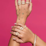 Delaney Pink Tennis Bracelet