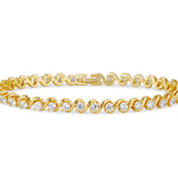 Spiral Tennis Bracelet