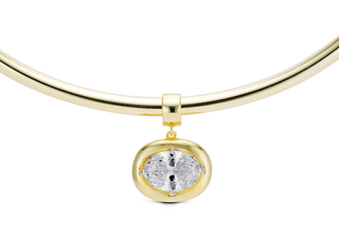 ICED JUMBO EP TEDDY NECKLACE