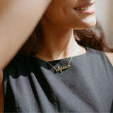 Classic Script Nameplate Necklace