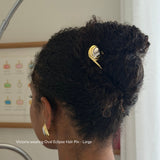 Oval Eclipse Hair Pin