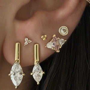 POPPY CLUSTER STUD EARRING