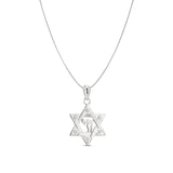 Star Of David + Chai Necklace