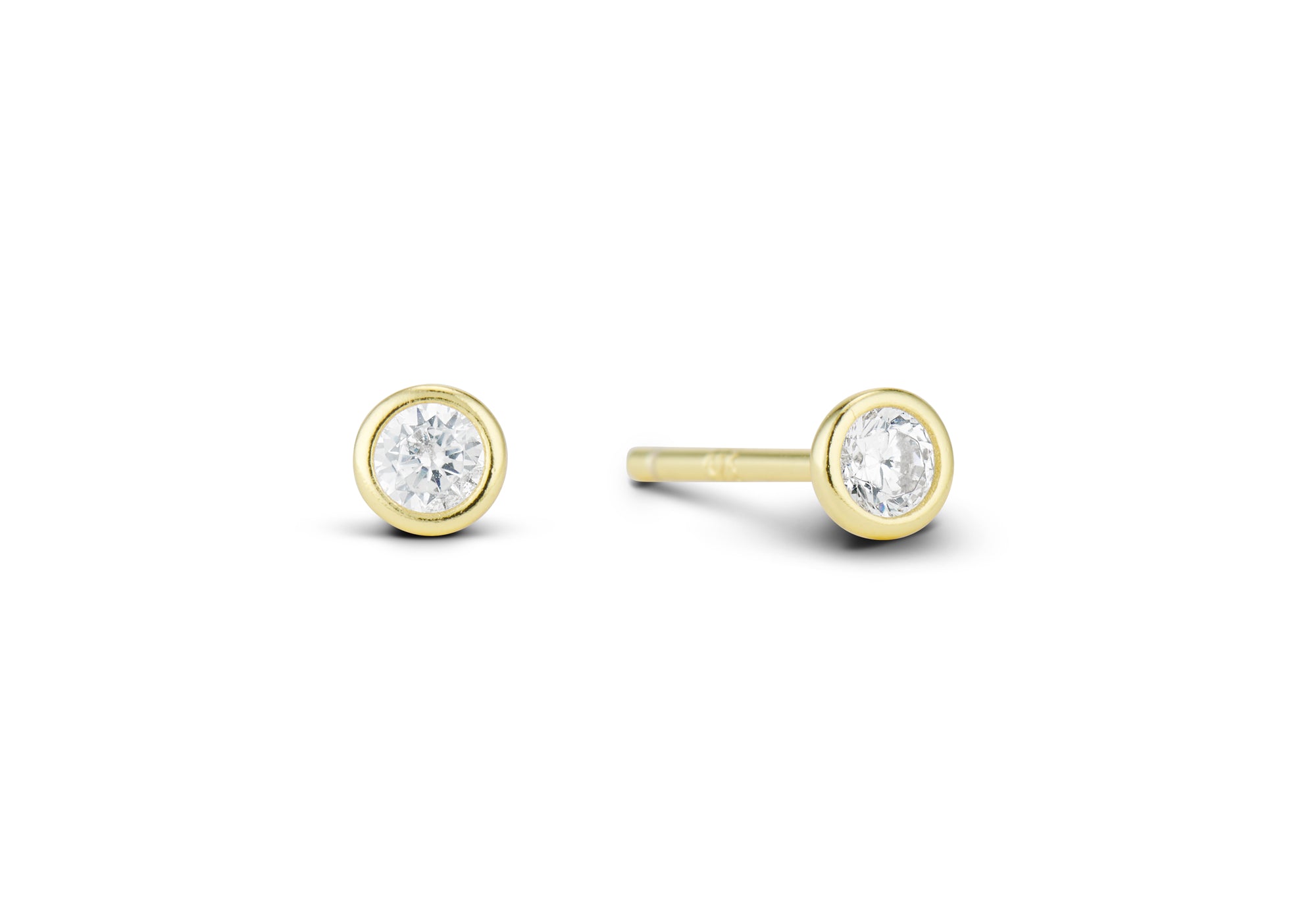 Cz Gold Stud Earring|EP Jewels