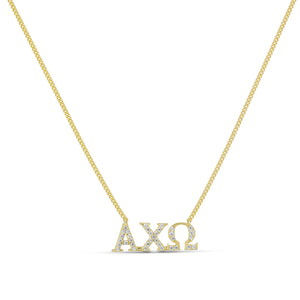 ΑΧΩ Alpha Chi Omega Necklace