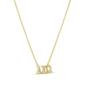 ΑΧΩ Alpha Chi Omega Necklace