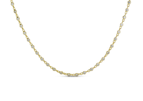 CZ INFINITY LINK NECKLACE