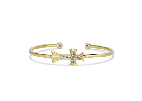 ROYAL CROSS CUFF BRACELET