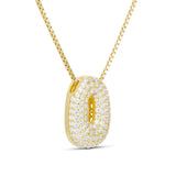 Iced Medium Jumbo Number Necklace