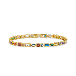 MULTICOLOR TENNIS BRACELET