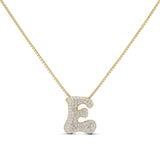 Iced Medium Jumbo Letter Necklace
