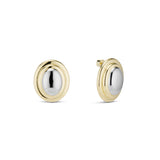 Oval Eclipse Two-tone Earring