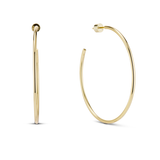 Large Thin Hoop Earring
