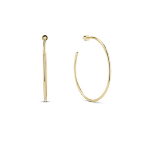 LARGE THIN HOOP EARRING