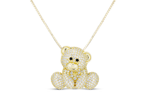 ICED JUMBO EP TEDDY NECKLACE