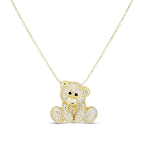 ICED JUMBO EP TEDDY NECKLACE