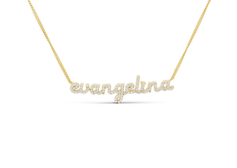 CZ BABY SCRIPT NAMEPLATE