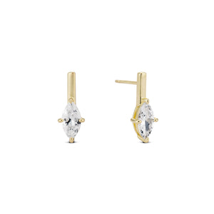 MARQUISE DROP EARRING