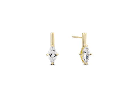MARQUISE DROP EARRING