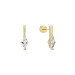 MARQUISE DROP EARRING