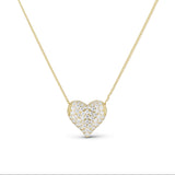 Iced Baby Jumbo Heart Necklace