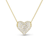 Iced Baby Jumbo Heart Necklace