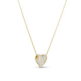 Iced Baby Jumbo Heart Necklace