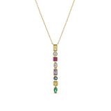 Birthstone Lariat Necklace