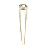 Oval Eclipse Hair Pin