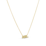Classic Script Nameplate Necklace