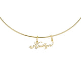 Signature Script Nameplate Charm