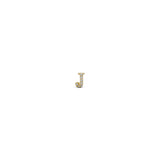 CZ Letter Earring - Single