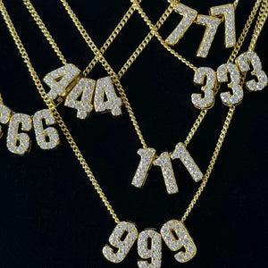 BABY ANGEL NUMBER NECKLACE