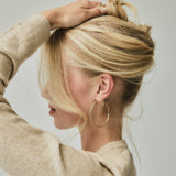 Large Thin Hoop Earring