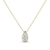 CZ Teardrop Necklace