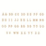 CZ Letter Earring - Single