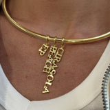 Classic Nameplate Cuff Charm