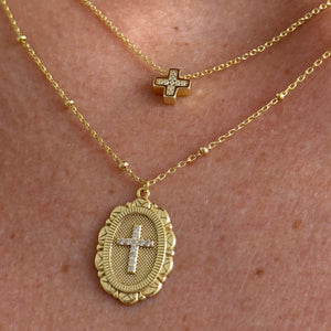 BABY CROSS NECKLACE