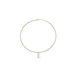 Classic Cz Letter Cuff Charm