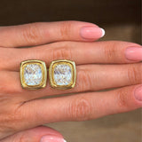 Chunky Square Earring