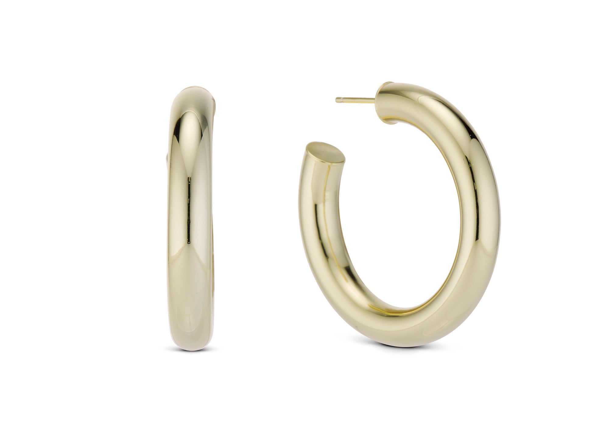 あい　Classic Hoops Thick Small Gold あい Classic Hoops Thick Small Gold Chunky Gold Hoop