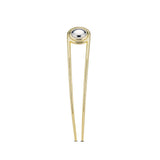 Oval Eclipse Hair Pin