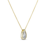 CZ Teardrop Necklace