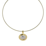 Oval Eclipse Cuff Pendant