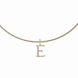 Classic Cz Letter Cuff Charm