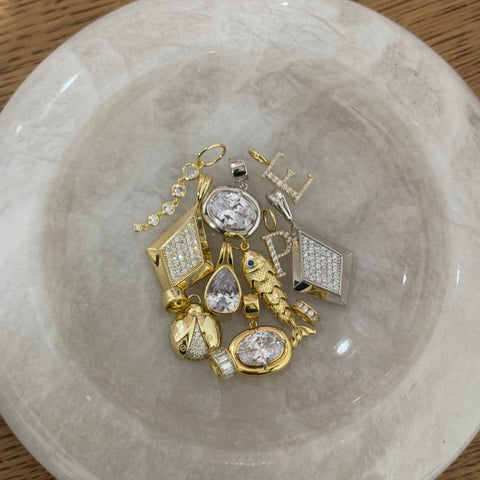 ICED JUMBO EP TEDDY NECKLACE